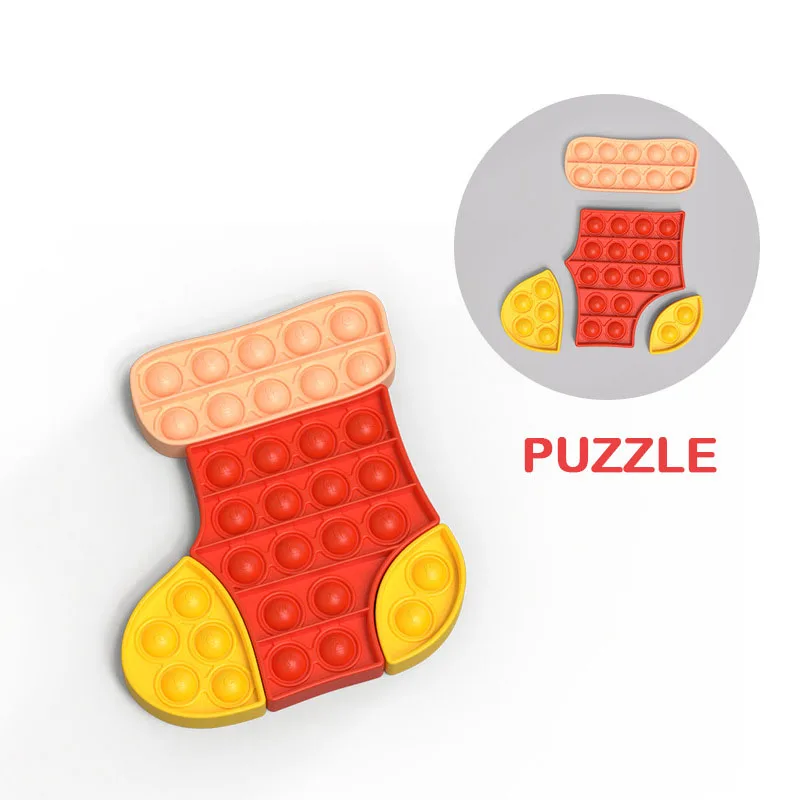 

Tangram Puzzle Fidget Toy Autisme Behoeften Squishy Stress Reliever Toys Adults and Children Anti-Stress Stress Relief Gift