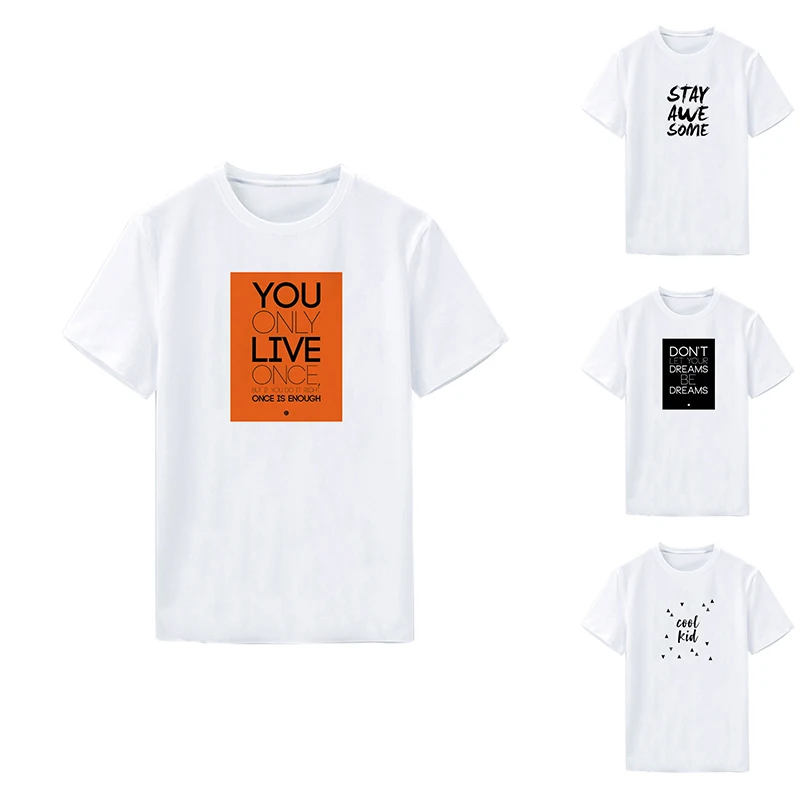 Футболка с круглым вырезом в стиле унисекс базовая хлопковая майка надписью