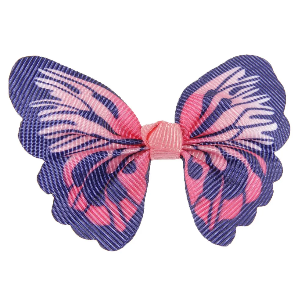 10 шт./лот лента ручной работы с бантом Детская повязка на голову Заколка Для