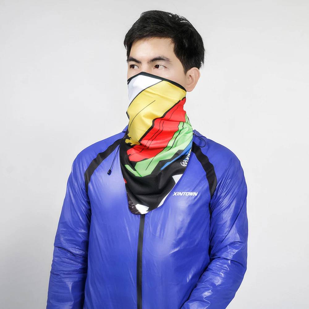 Дышащая Спортивная треугольная маска для верховой езды бега фитнеса