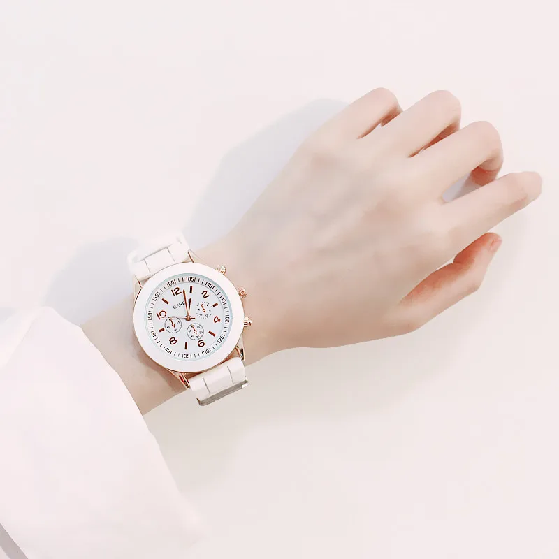 Новый 2019 силиконовые наручные часы для женщин женские модные кварцевые zegarek