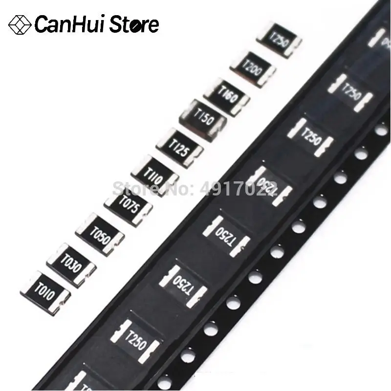 1812 0.2A 200mA PPTC SMD 16V 24V 30V 48V 60V Самовосстанавливающийся Предохранитель SMT PolySwitch