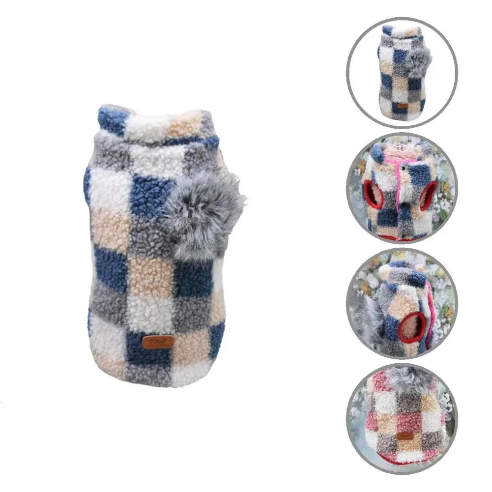 

Ветрозащитная простая в носке утепленная верхняя одежда без рукавов для маленьких собак