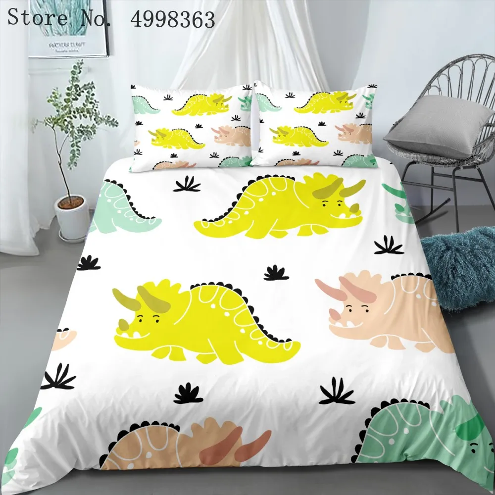 Комплект постельного белья динозавр рай Мир Юрского периода тираннозавр детский