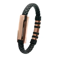 portable charging cables leather wristband bracelet line usb data charging cable