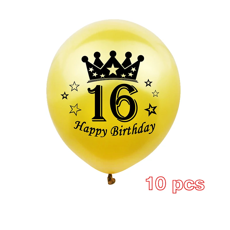 Латексные воздушные шары Amawill16th 20 30th 40th 50th 60th с буквами цифрами для взрослых днем