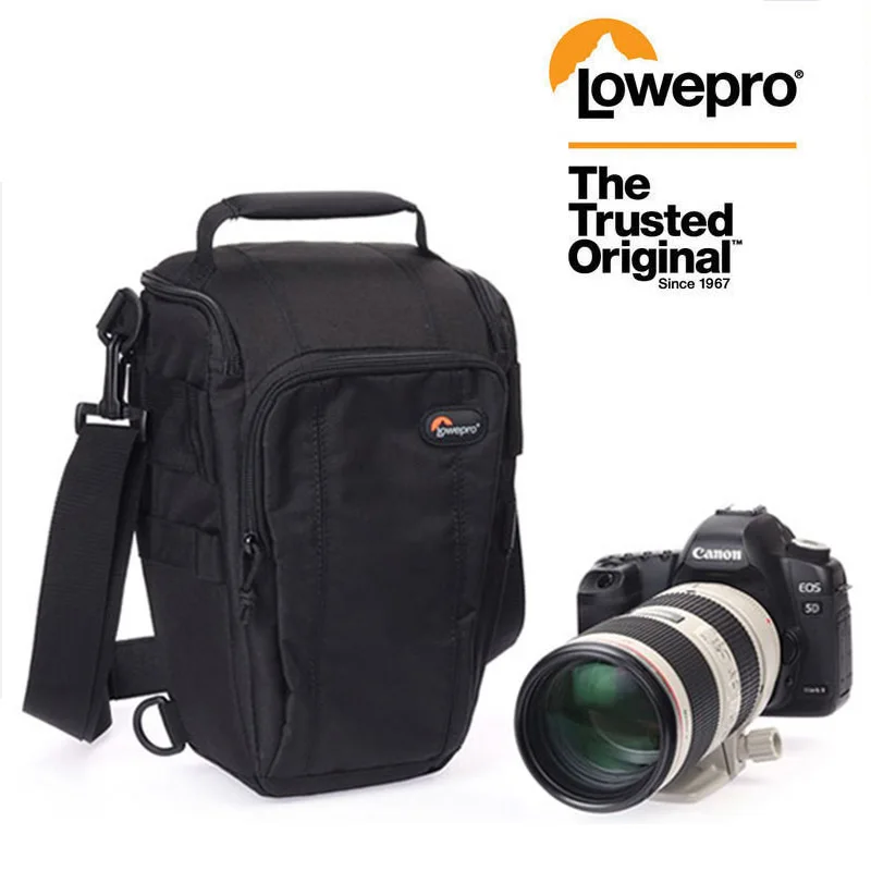 Lowepro Toploader Zoom 55 AW 50 SLR Camera треугольная Наплечная Сумка Rain Cover портативный поясной