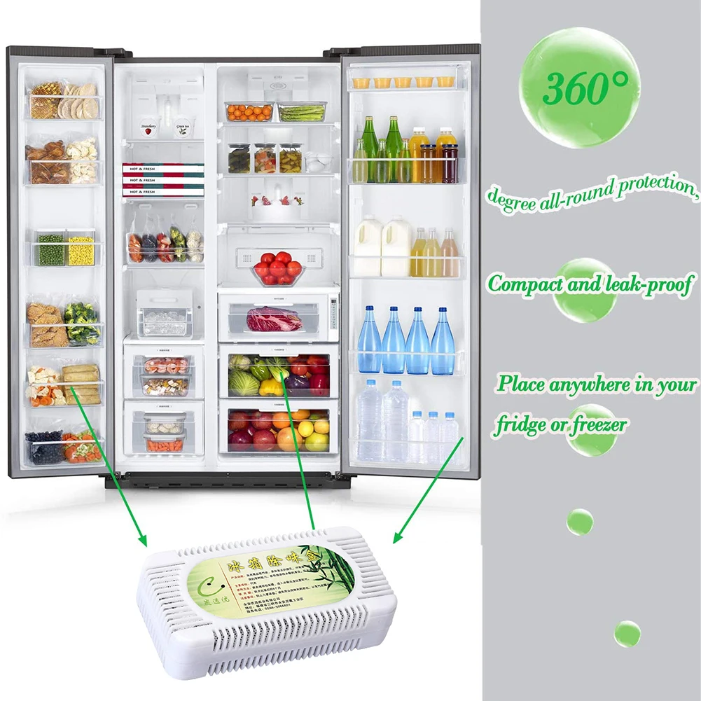 3-ароматический бытовой очиститель воздуха для холодильника активированный