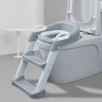 4 colors potty training seat toilet seats with adjustable ladder portable infant kids toilet training seat stands ladder