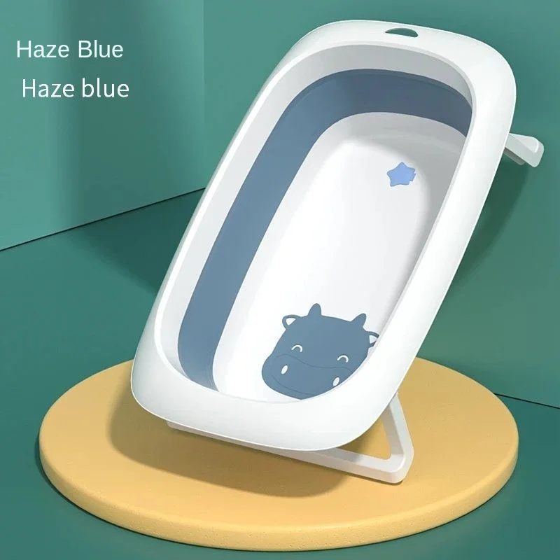 

Baby Bathtub Baby Folding Tub Newborn Child Sitting Lying Household Large Size Bath Barrel Children's Product Convenient Family