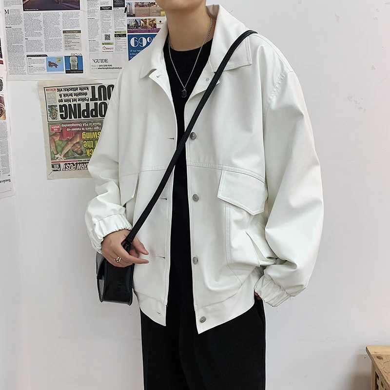 

2019 Autumn And Winter New Youth Popular Motorcycle Leather Male Korean Version Of The Handsome Fashion Casual Jacket