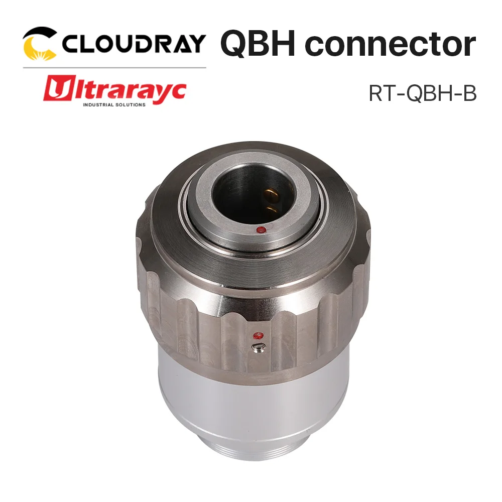 Ultrarayc QBH-B Connector For Raytools Handheld Welding Head 0-6KW Raycus Laser Dia51mm Height 72mm