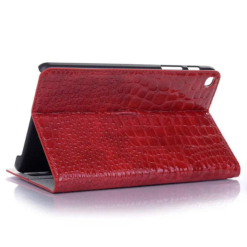 Чехол-подставка для Samsung Galaxy Tab A 8,0 T290 SM-T290 T295 T297 S-Pen cover TabA 8 из крокодиловой кожи, жесткий чехол для планшета