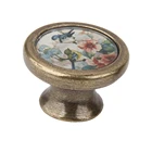 Мини-ручки для ящиков в стиле ретро, ручки для кухонного шкафа, шкафа, нагрудная ручка из цинкового сплава