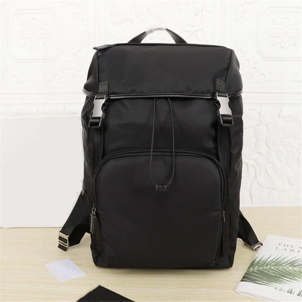 

Bolso de viaje cuadrado para hombre y mujer, bolsa de nailon negro de gran capacidad