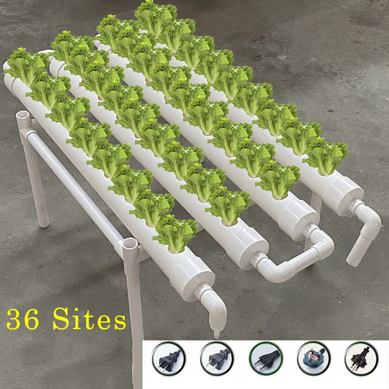 36 SItes Soilless Culture Equipment Hydroponic Growth System Vegetable Planter Automatic Hydroponic Growing System