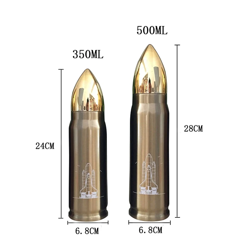 

350/500ml Travel Drink Bottle Bullet Thermoses Stainless Steel Thermos Flasks Water Bottle Insulation Cup Vacuum Mug Thermo Cup