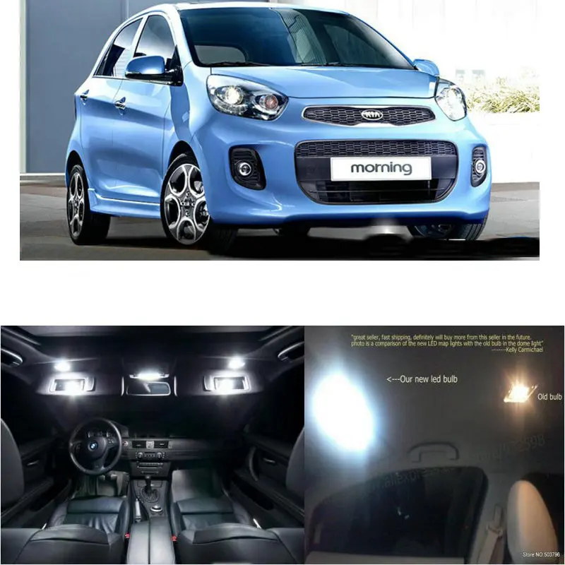 Светодиодный интерьера автомобилей светодиодные фонари для kia new morning 2014 номер