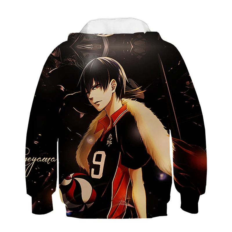

2021 Kids Volleyball Junior Hoodie Sweatshirt 3D-printed Cool Hip Hop Hoodie Casual Street Wear Off White Hoodie