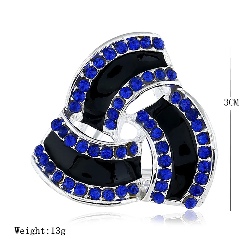 Женская Винтажная брошь застежка для шарфа с кристаллами|Броши| |