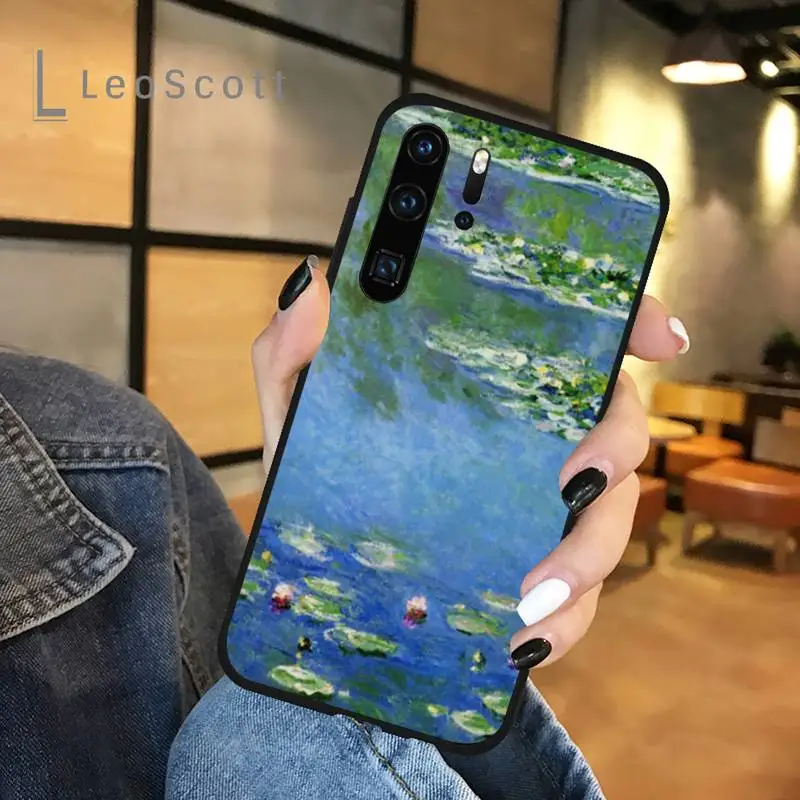 

Claude Monet Phone Case For Huawei P 20 30 40 lite pro smart 2019 honor 10 i lite 8x nova 5t mate 20 pro funda
