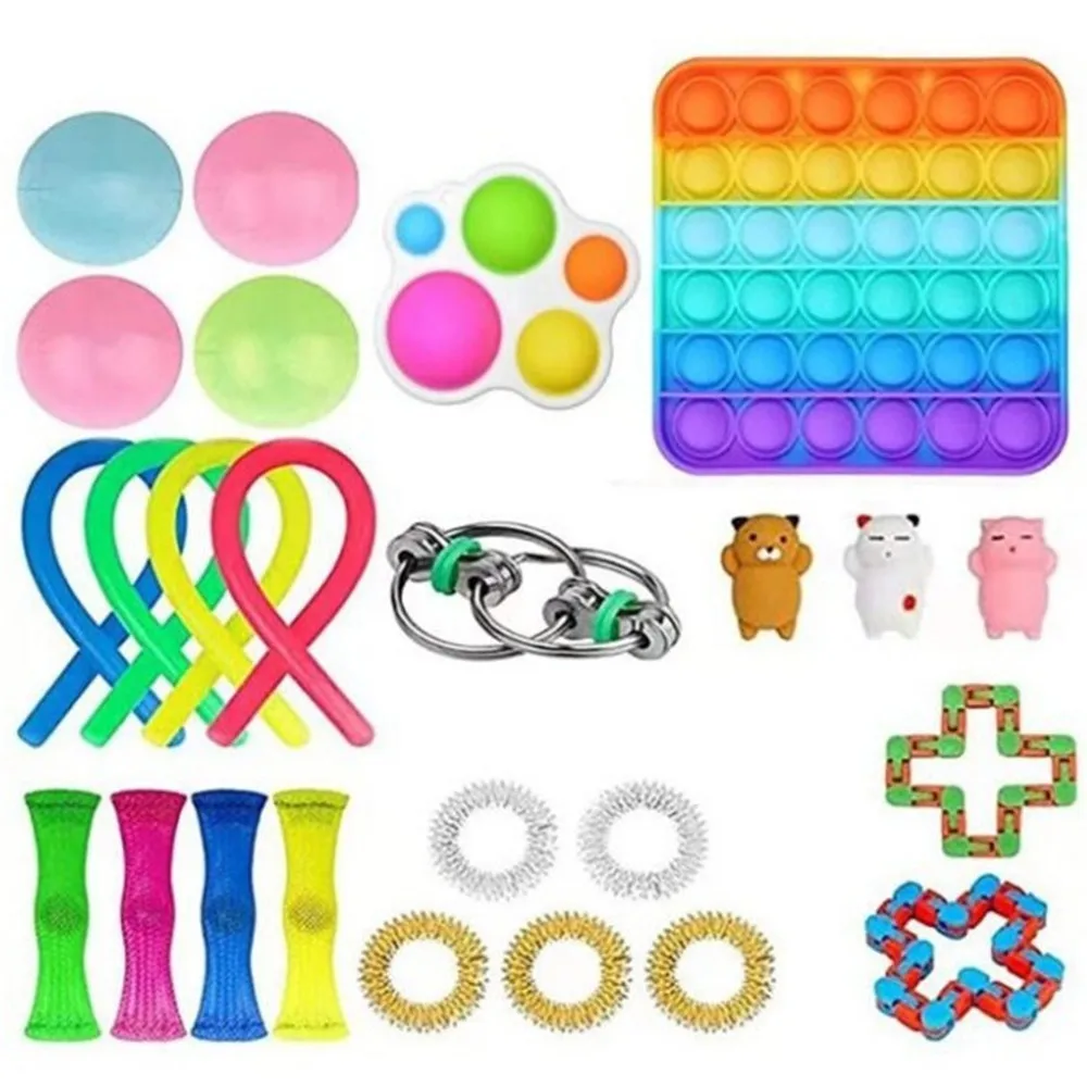 

Hot Sale Fidget Toys Anti Stress Toy Set Relief Gift for Adults Girl Children Sensory Stress Relief Antistress Toys