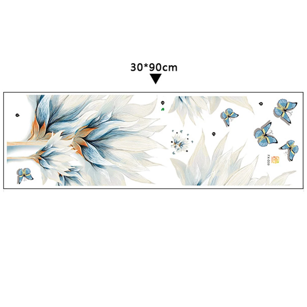 

Flower Wall Sticker Ornament Washable Moistureproof Removable Vinyl Decal