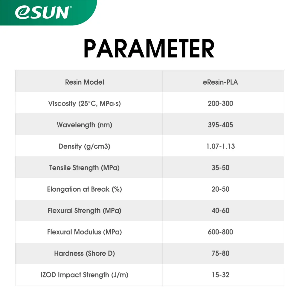 3D принтер eSUN LCD UV 405 нм быстрая полимерная смола для принтера жидкая