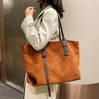 2021 winter new women handbags large capacity solid color shoulder bags female travel big totes lady fashion elegant hand bag