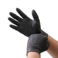 100pcs safety gloves nitrile gloves black food grade waterproof allergy free disposable worknitrile gloves mechanic synthetic