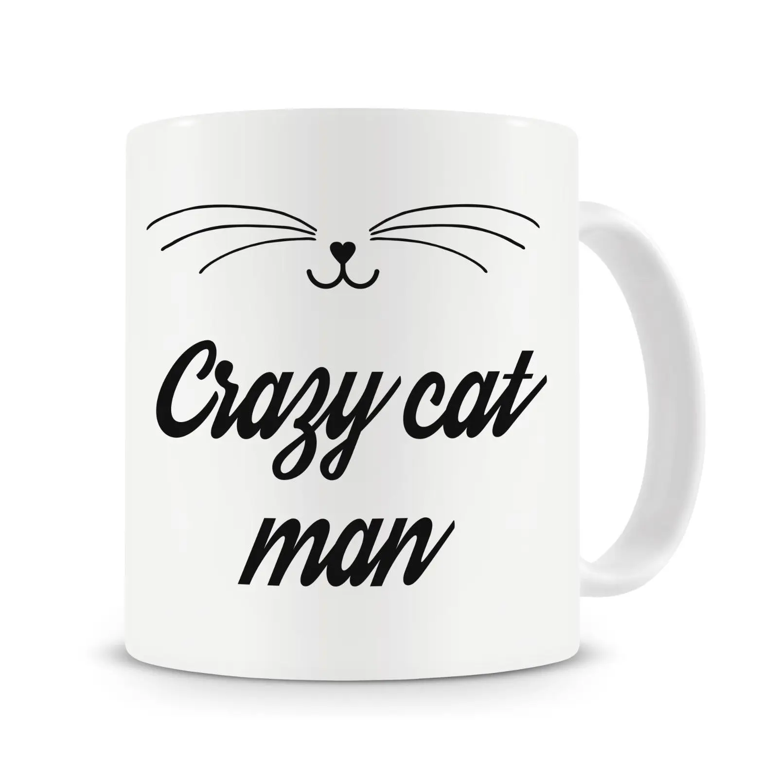 Кружка Crazy Cat Man забавная кофейная кружка BEST CAT DAD EVER Lover Catfather с ложкой для