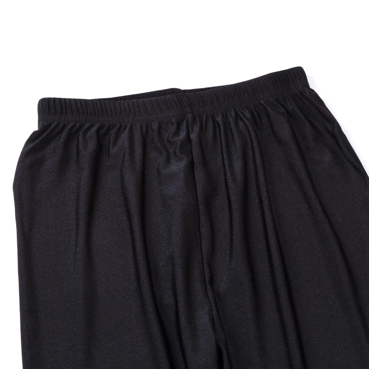 Женские брюки стрейч размера плюс блестящие с высокой талией эластичные