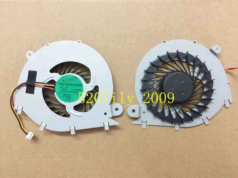 3-проводной охлаждающий вентилятор для сервера ADDA AB07505HX080300 DC 5V 0.50A
