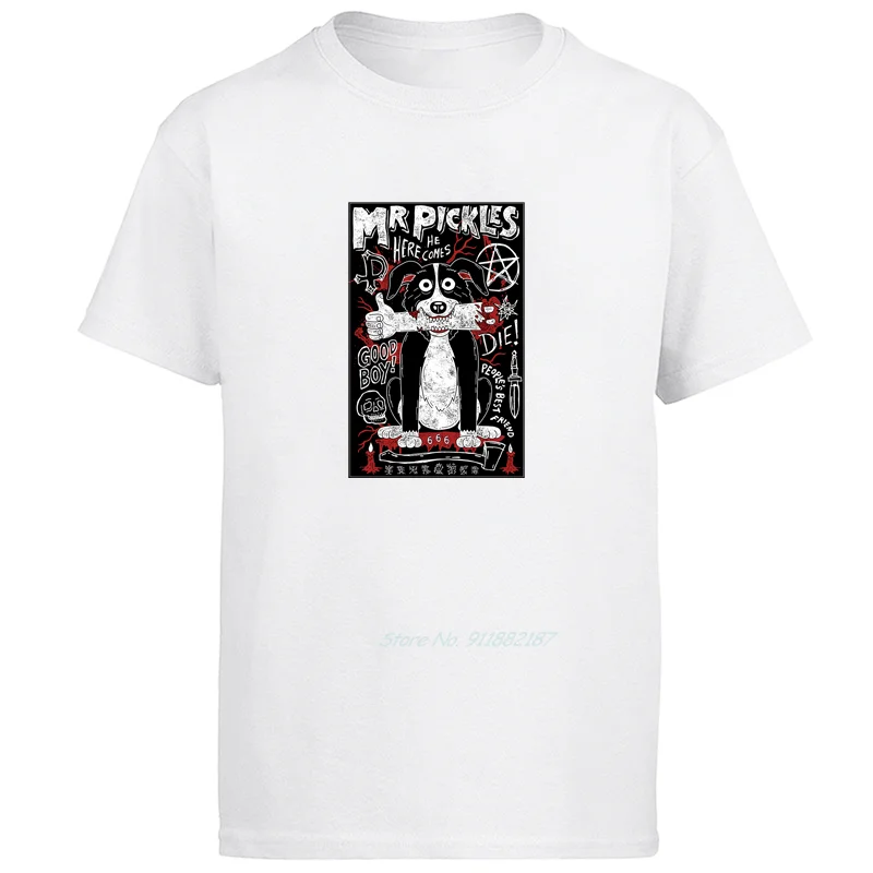 Футболка Mr Pickles Мужская мягкая футболка с круглым вырезом и коротким рукавом