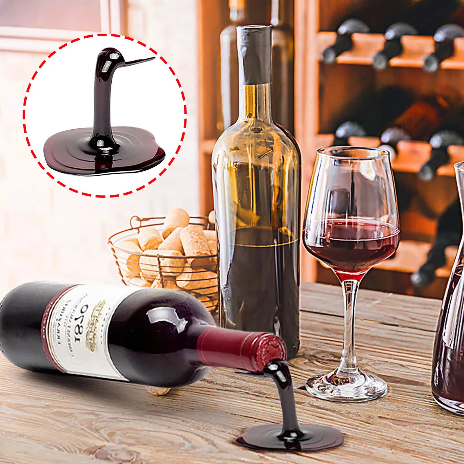 Фотостойка новинка держатель для бутылки красного вина подставка кронштейн
