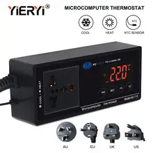 yieryi AC-112 Digital Waterproof Temperature Controller Microcomputer Thermostat for Aquarium Reptile NTC Sensor