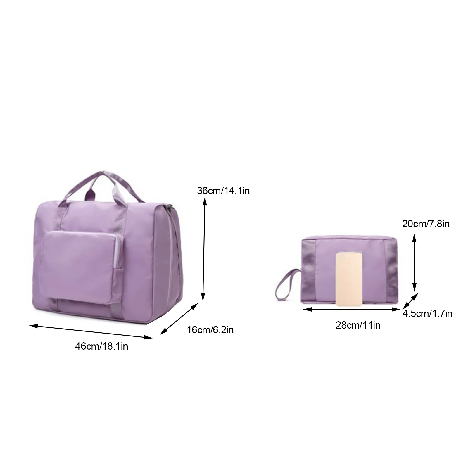 Travel Duffel Bag Sports Tote Gym Portable Lightweight Waterproof Oxford Fabric With Trolley Sleeve For Va | Багаж и сумки