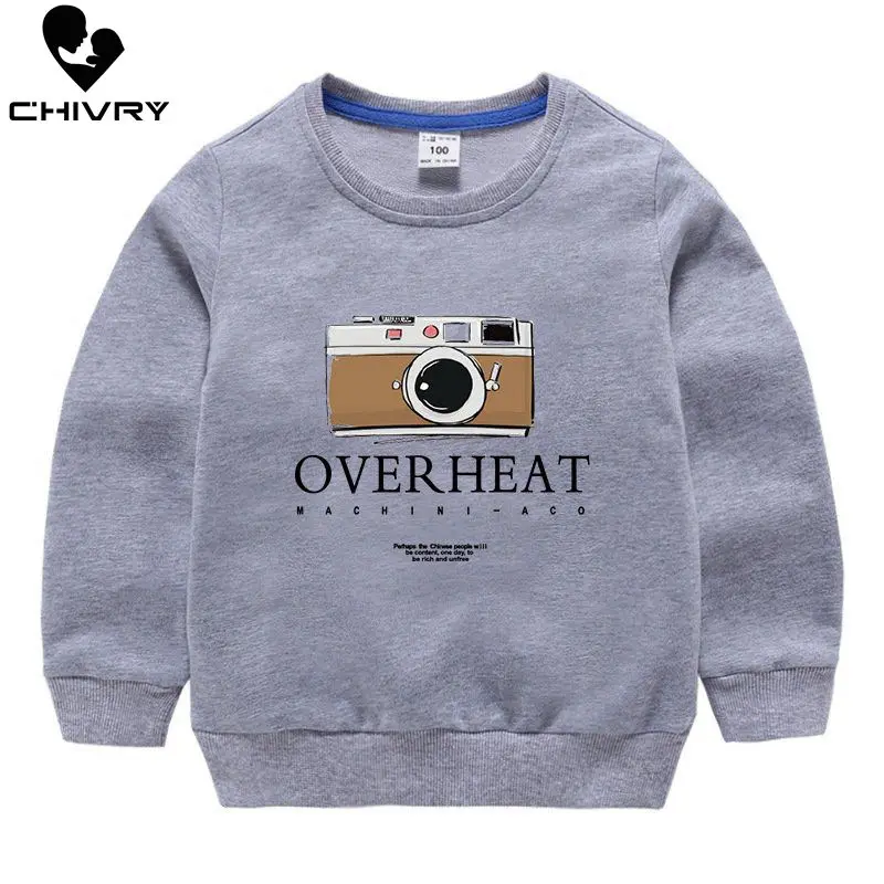 Детская толстовка худи для мальчиков и девочек хлопковый пуловер с принтом