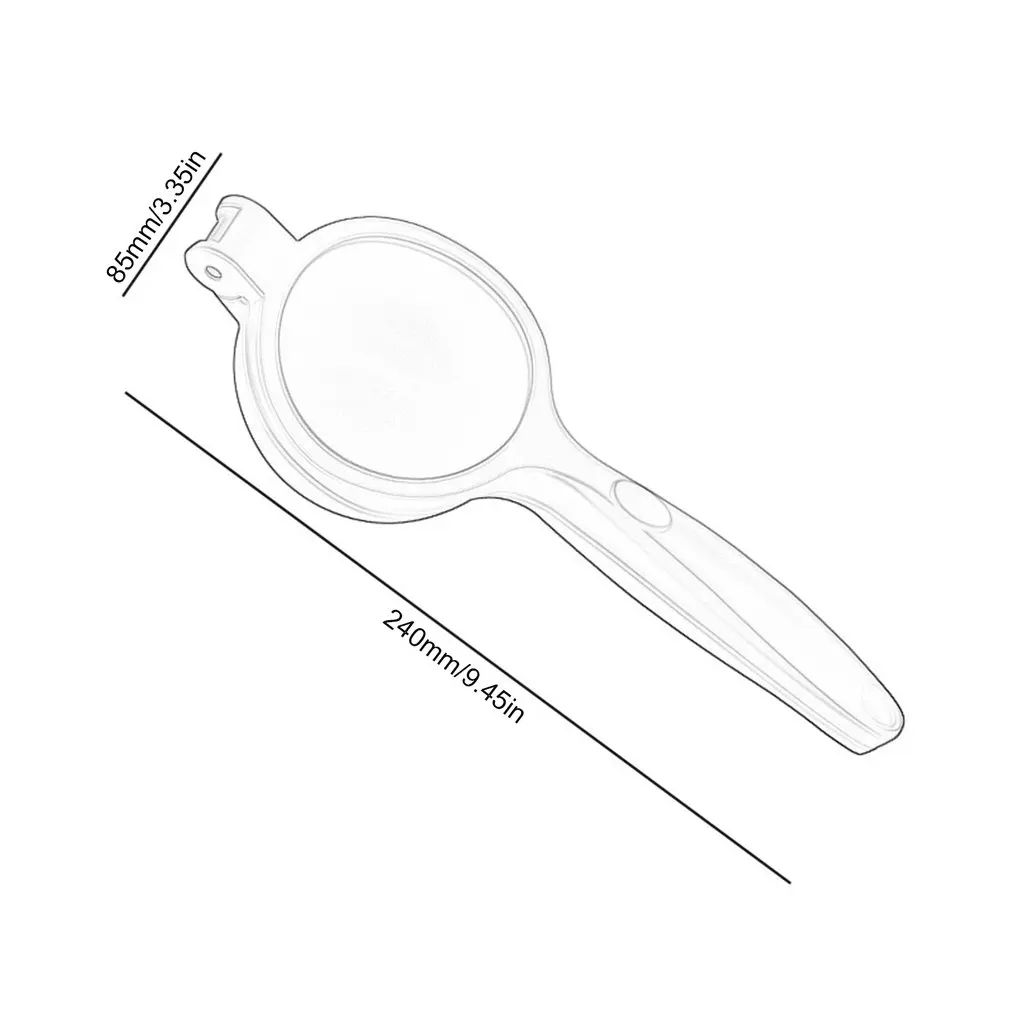 

Household Multifunctional Manual Juicer Non-slip Handle Comfortable Grip Large Capacity Juicer Built-in PP Filter Mesh