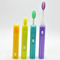 travel toothbrush portable going out traveling soft hair toothbrush fine men and women folding retractable brush head toothbrush