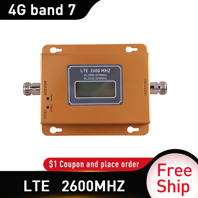 Усилитель сигнала для мобильного телефона 65 дБ 4G LTE DCS 2600 МГц усилитель панель 9