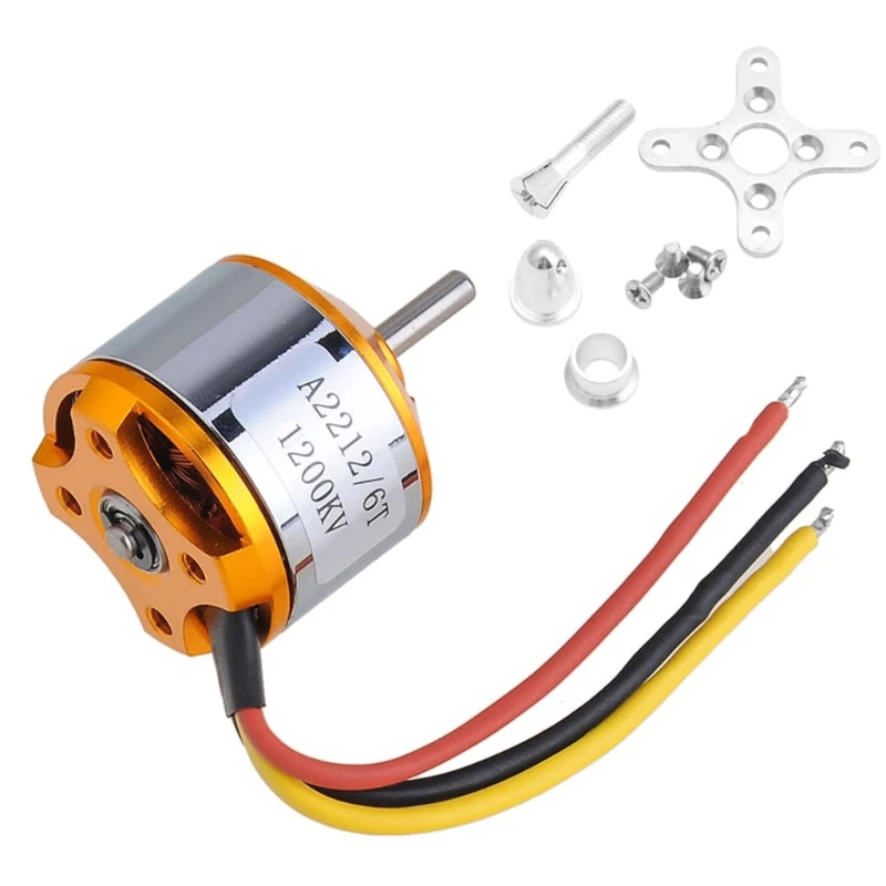 

A5YC KV1200/KV1400/KV2200/KV930 RC Quadcopter Motor Aircraft Toy Replacement Motor Model A2212 Brushless Motor for RC Drone