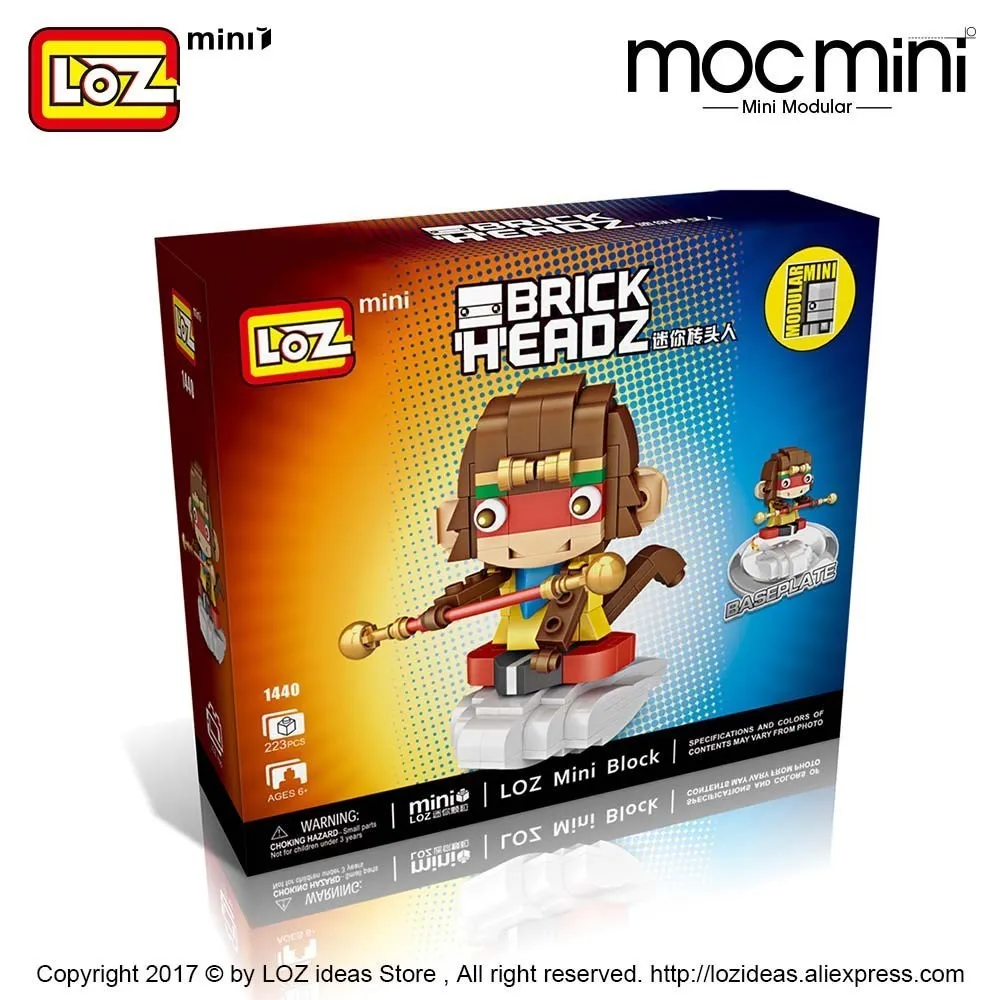 LOZ Mini Blocks Building Bricks Assemble Figures Educational Toys for Children Gift Kids Animal DIY Moc Super Heroes Heads |