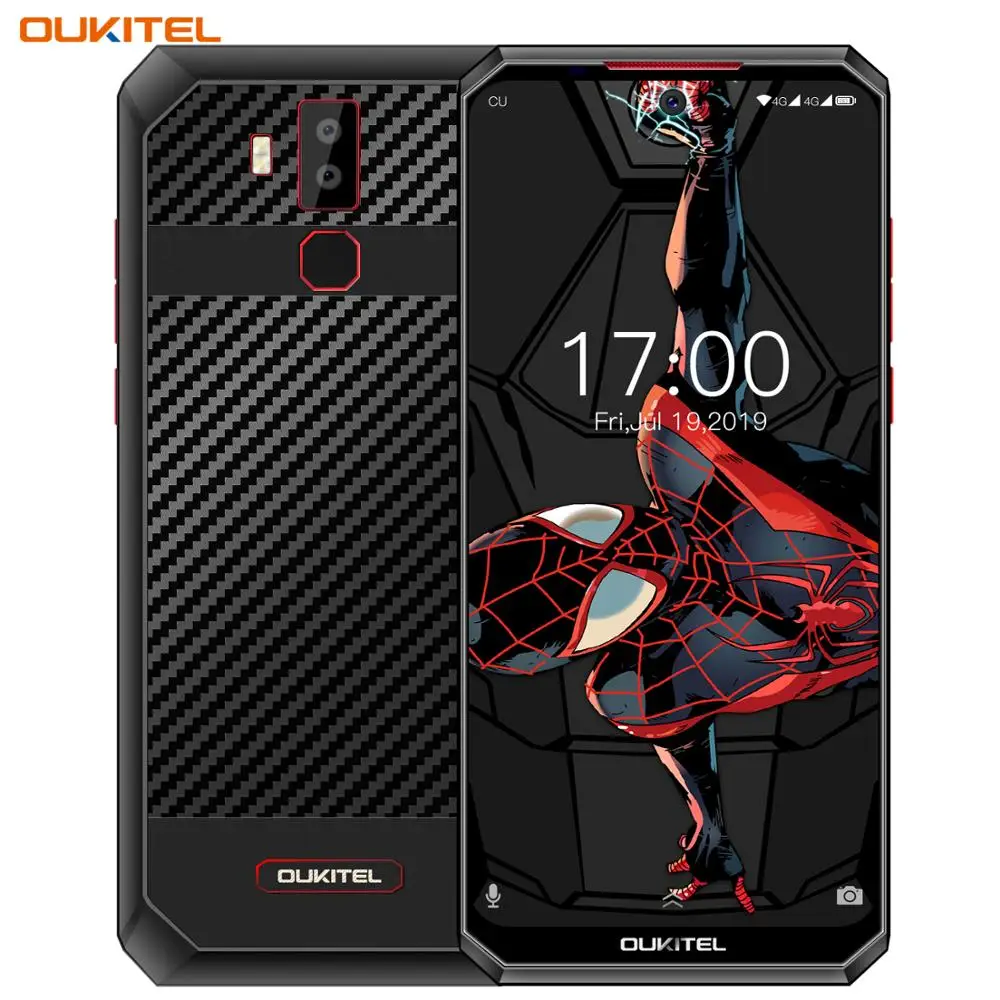 OUKITEL K13Pro Android 9 0 мобильный телефон 6 41 &quot19 5: Экран 4 Гб + 64 5V/6A Quick Charge 11000 мАч Face ID