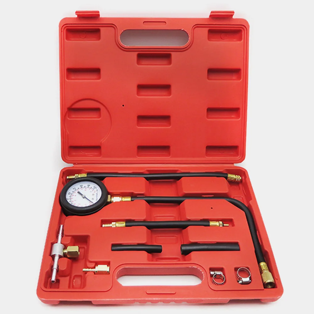 TU-113 Fuel Injection Tester Universal Fuel Pressure Indicator Professional Garage Tool Set Automotive Diagnostic Tools Kit