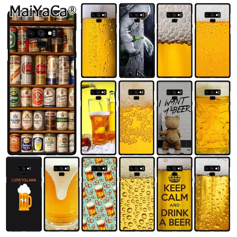 Чехол для телефона MaiYaCa с изображением мирового пива и спирта Samsung Galaxy A50 A70 A20 A30 Note9