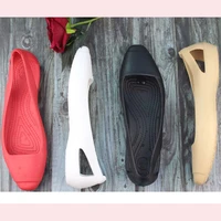 2021 summer new fashion shallow mouth casual shoes nurse plastic sandals flat shoes slippers non slip shoes
