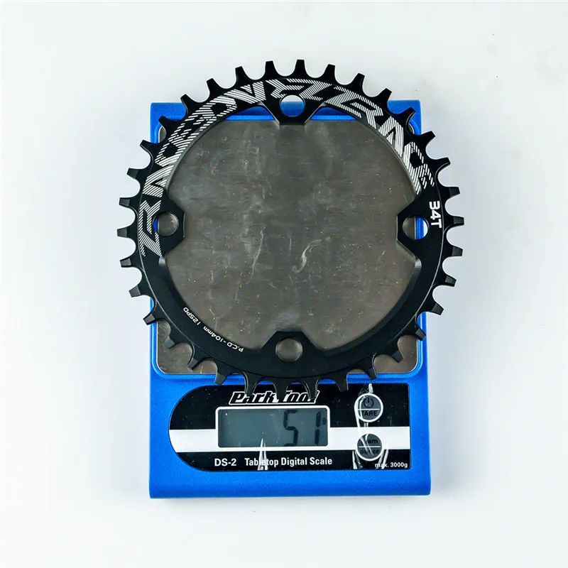 Zracing велосипедная Кривошип 104BCD круглая узкая широкая цепь, 32T 34T 36T CNC MTB велосипедная круглая цепная колесо Одиночная шатунная пластина
