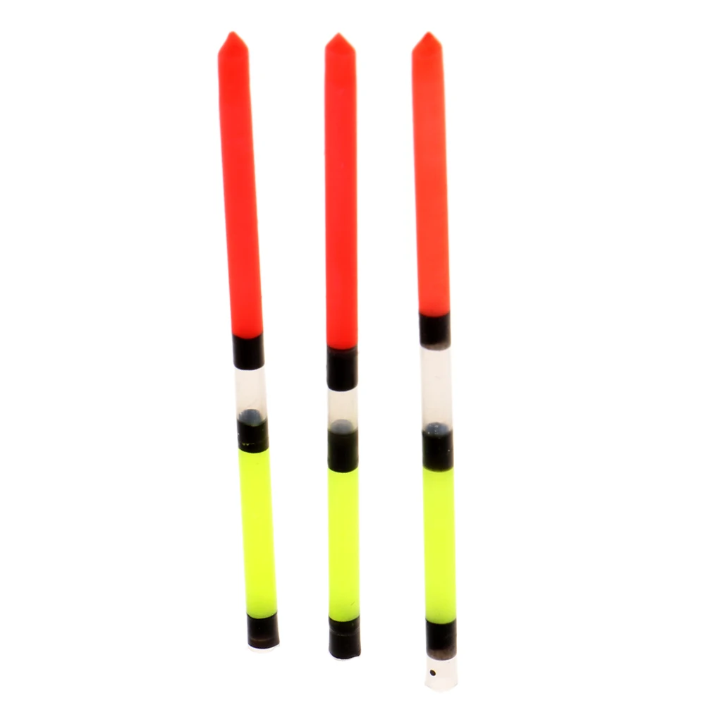 

100x Plastic Fishing Floats Vertical Buoy Long Tail Floating Tubes