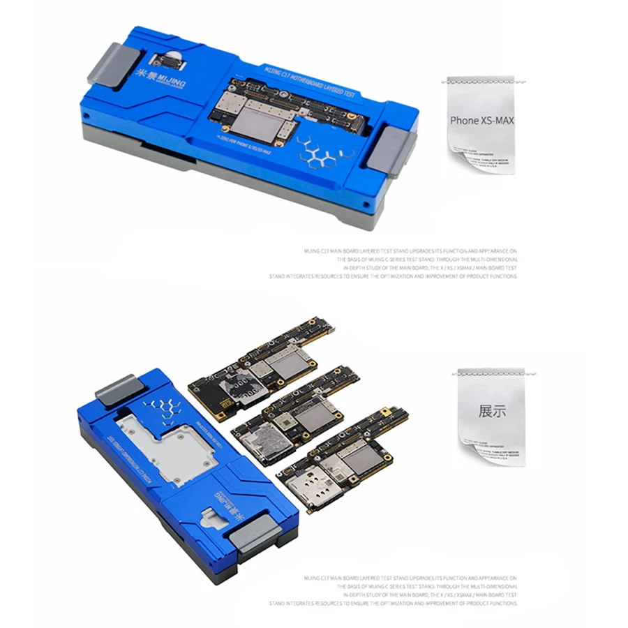 Mijing C17 motherboard function layered test fixture for iphone x xs max repair tool | Инструменты
